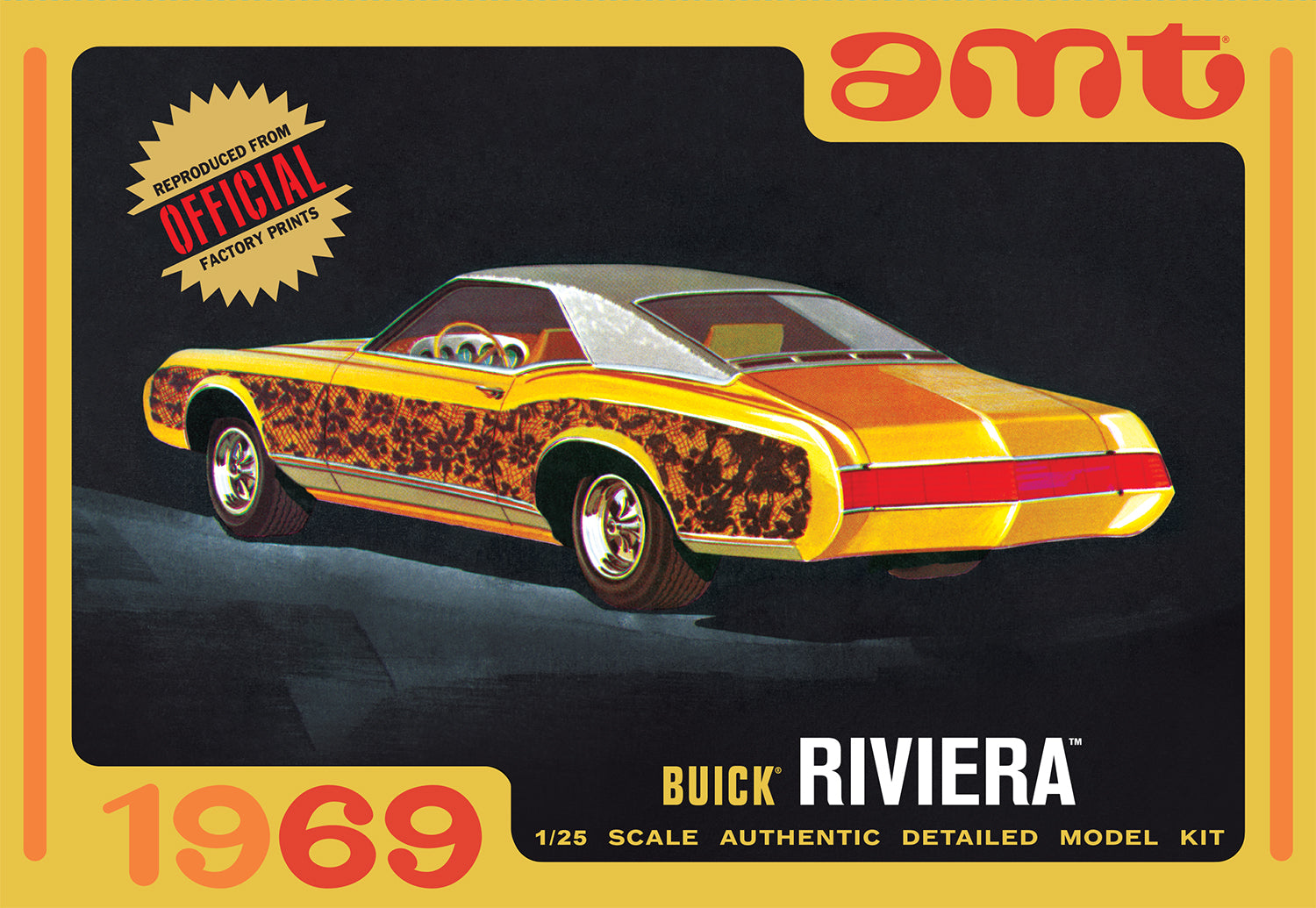AMT 1969 Buick Riviera 1:25 Scale Model Kit