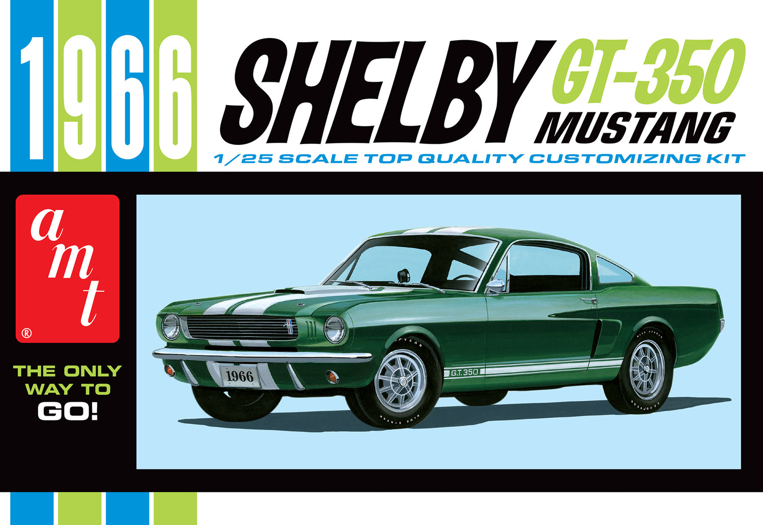 AMT 1966 Shelby Mustang GT-350 1:25 Scale Model Kit