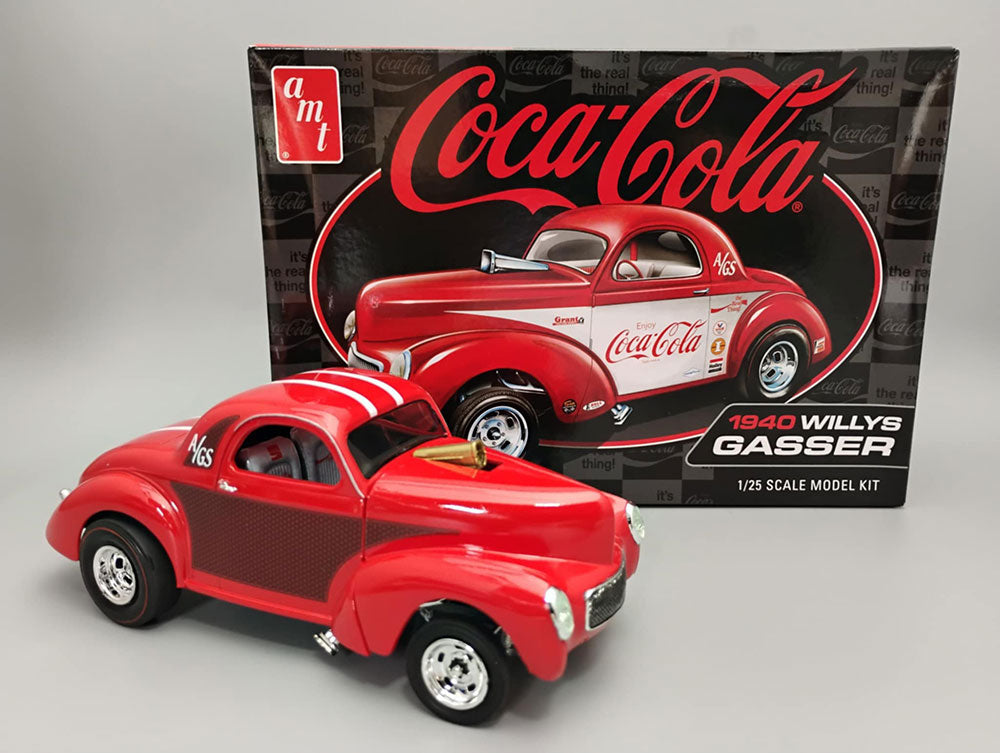 AMT 1940 Willys Coupe (Coke Race Team) 1:25 Scale Model Kit