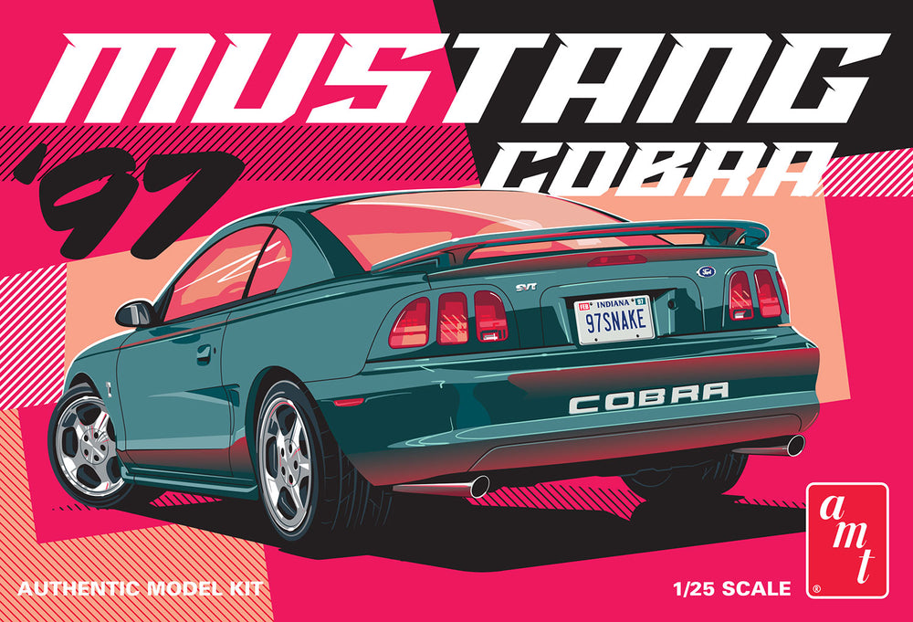 AMT 1997 Ford Mustang Cobra 1:25 Scale Model Kit