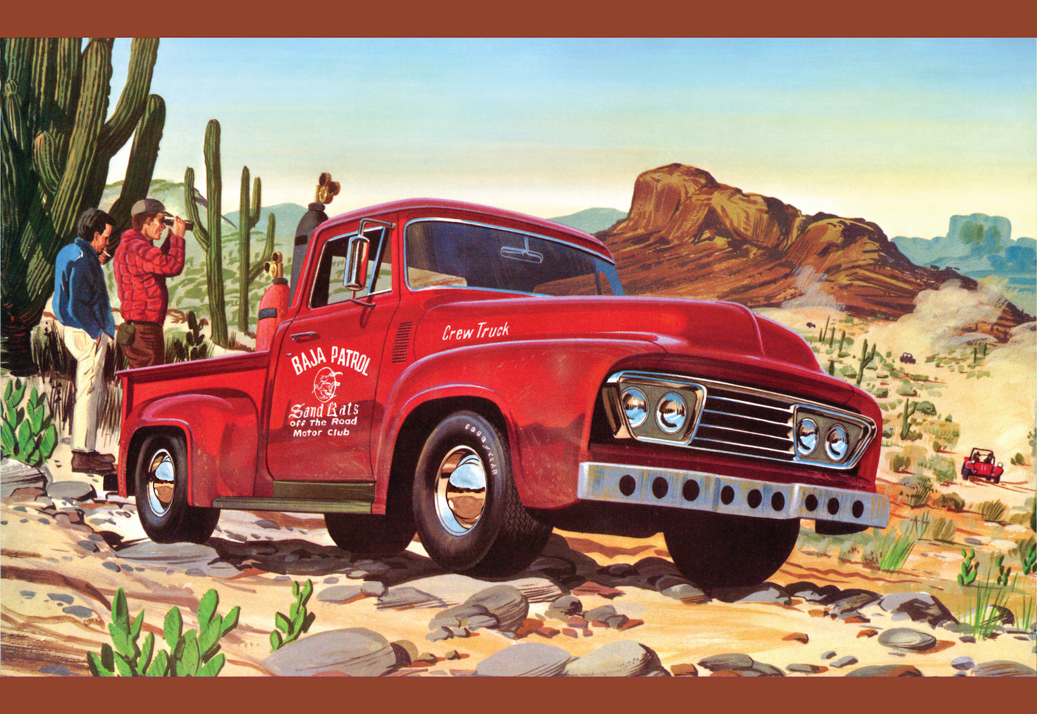 AMT 1953 Ford Pickup Baja Patrol 1:25 Scale Model Kit