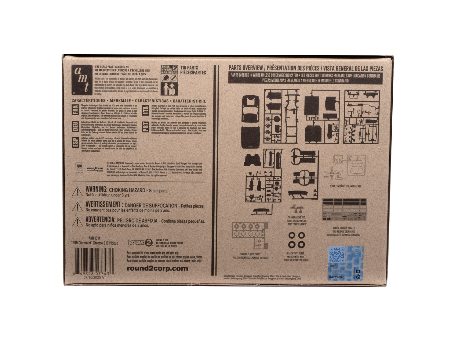 AMT 1999 Chevy S-10 Xtreme Pickup 1:25 Scale Model Kit