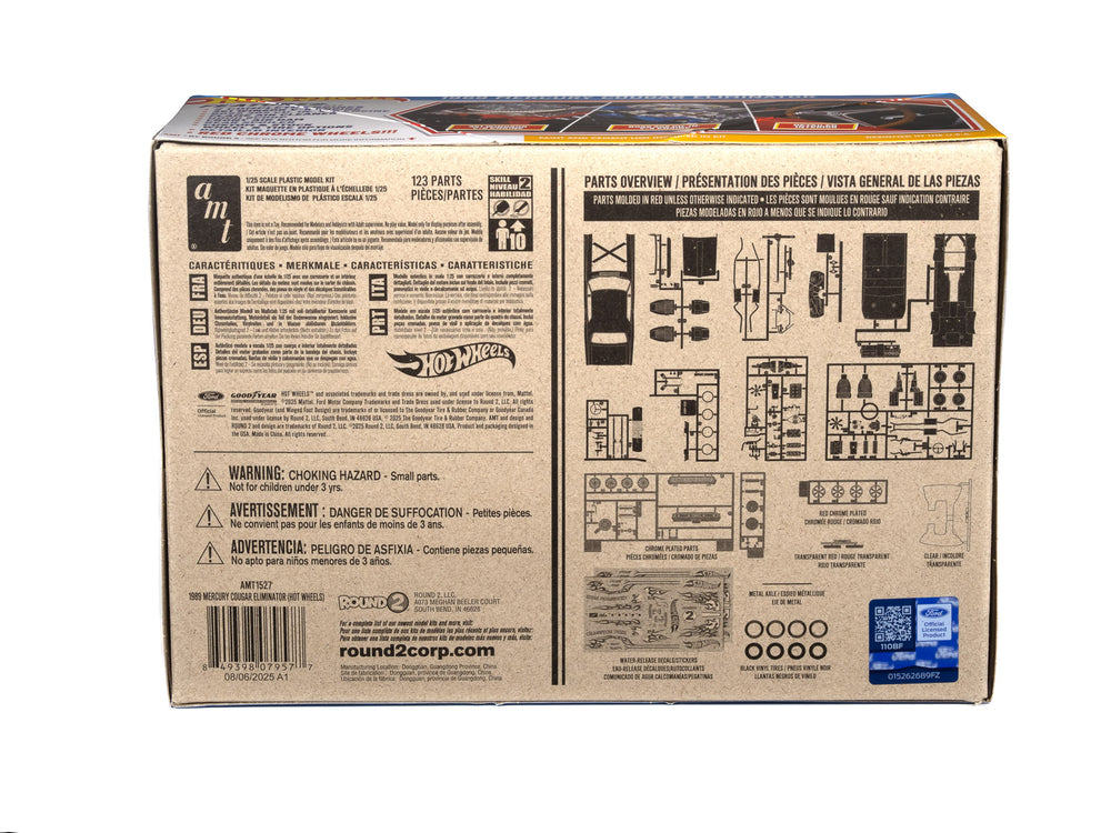 AMT Hot Wheels 1969 Mercury Cougar Eliminator 1:25 Scale Model Kit - Auto World Store