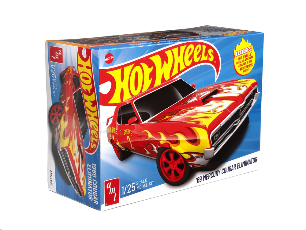 AMT Hot Wheels 1969 Mercury Cougar Eliminator 1:25 Scale Model Kit - Auto World Store