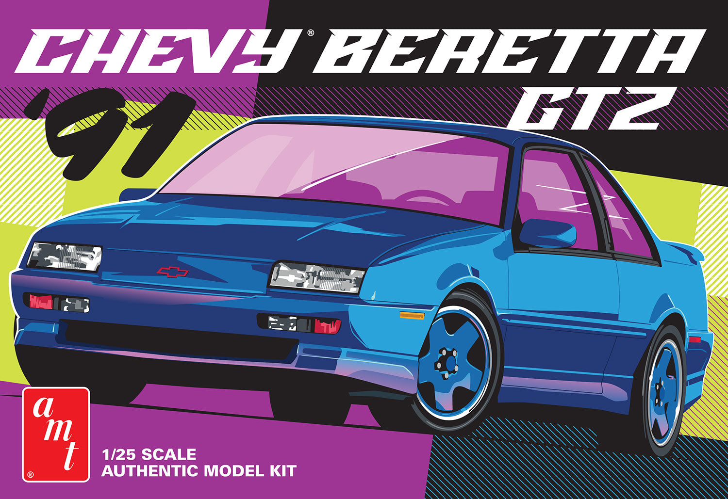 "PRE-ORDER" AMT 1991 Chevy Beretta GTZ 1:25 Scale Model Kit (DUE LATE OCTOBER 2025)