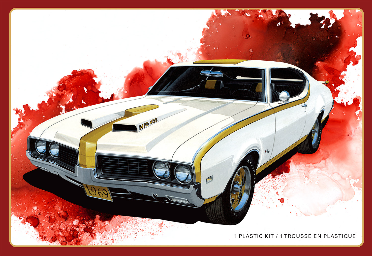 "PRE-ORDER" AMT 1969 Hurst Oldsmobile Cutlass 1:25 Scale Model Kit (DUE LATE OCTOBER 2025)