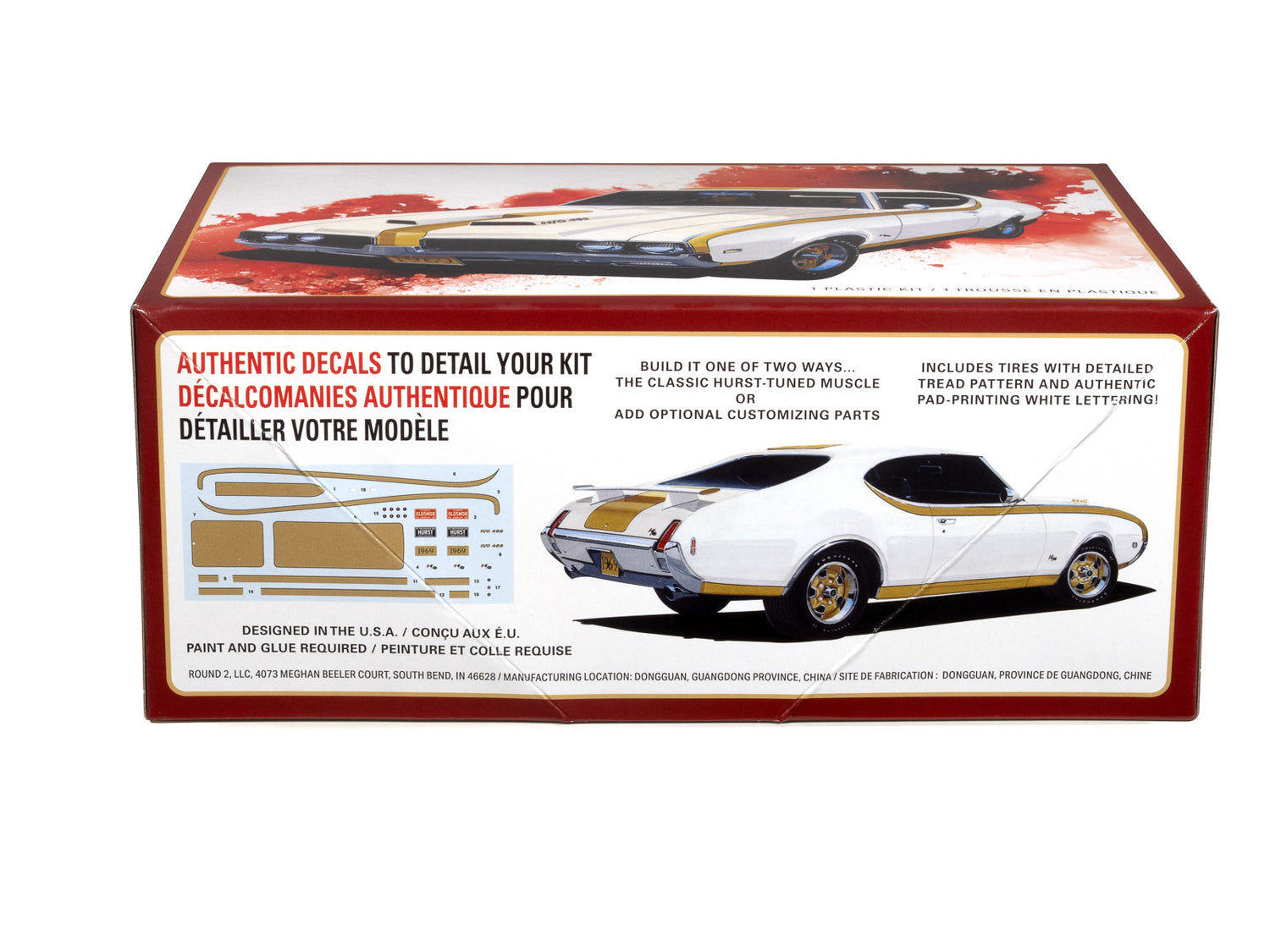 AMT 1969 Hurst Oldsmobile Cutlass 1:25 Scale Model Kit - Auto World Store
