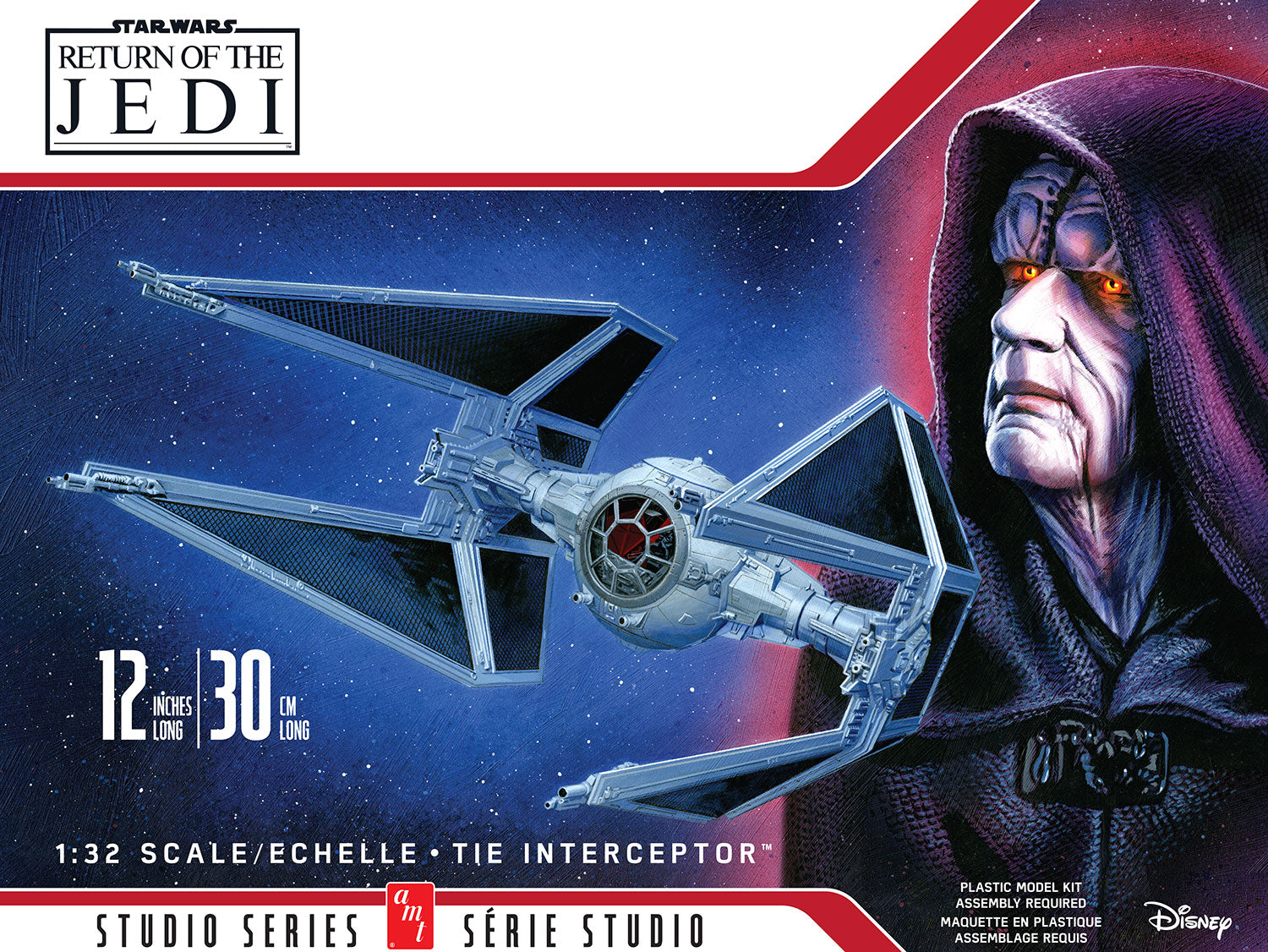 "PRE-ORDER" AMT Star Wars: Return of the Jedi TIE Interceptor 1:32 Scale Model Kit (DUE LATE SEPTEMBER 2026)