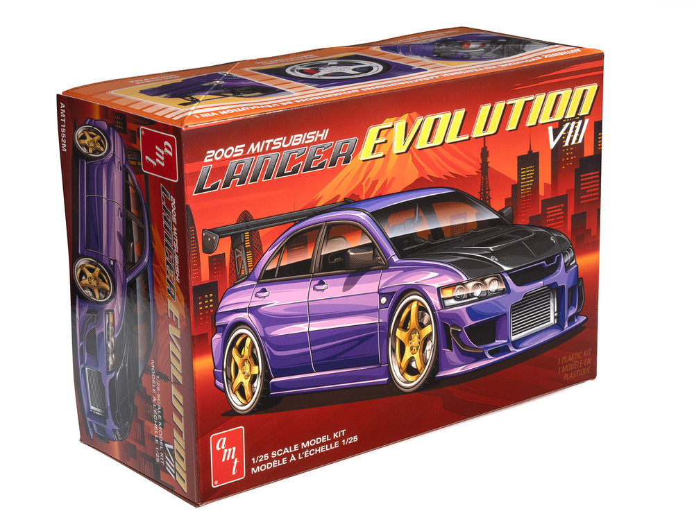 AMT 2005 Mitsubishi Lancer Evo 1:25 Scale Model Kit