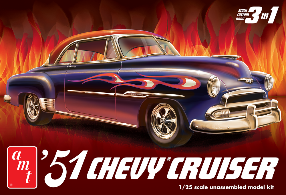 "PRE-ORDER" AMT 1951 Chevy Custom Cruiser 1:25 Scale Model Kit (DUE FEBRUARY 2026)