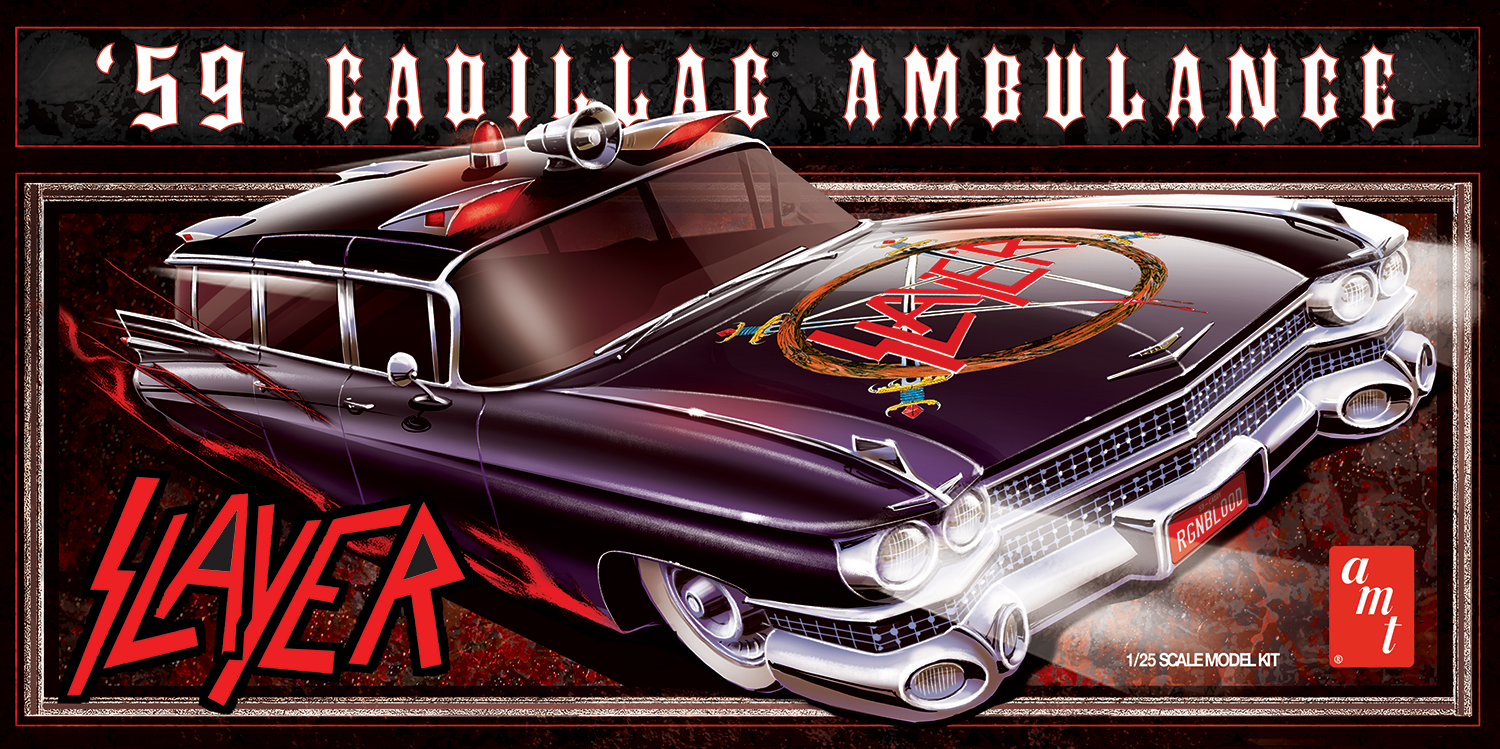 "PRE-ORDER" AMT 1959 Cadillac Ambulance Slayer 1:25 Scale Model Kit (DUE NOVEMBER 2026)
