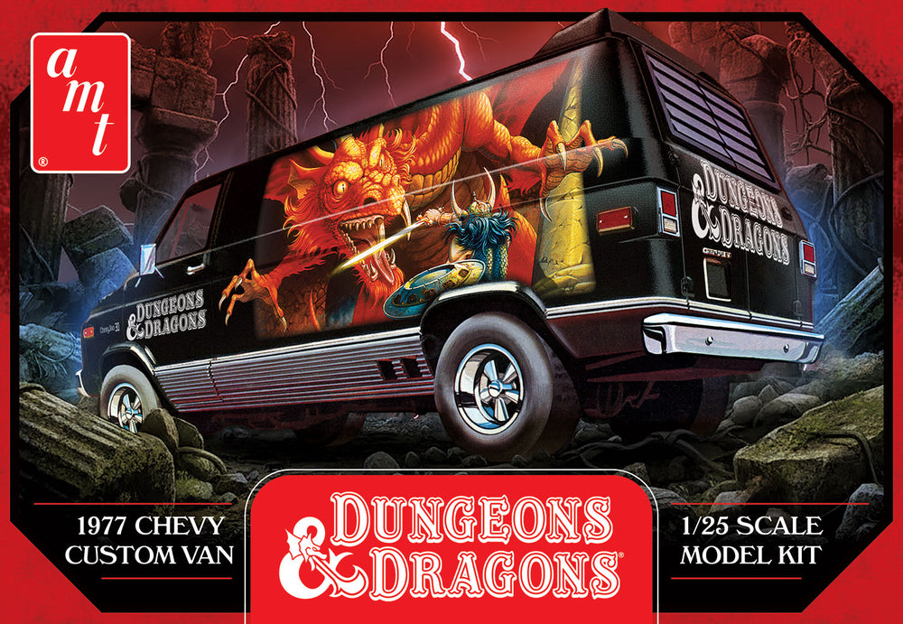 AMT 1977 Chevy Van Dungeons & Dragons 1:25 Scale Model Kit