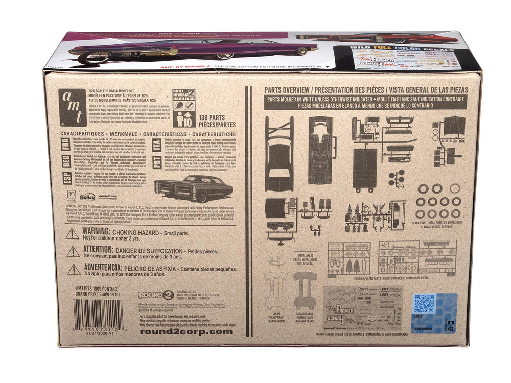 AMT 1965 Pontiac Grand Prix Show and Go 1:25 Scale Model Kit