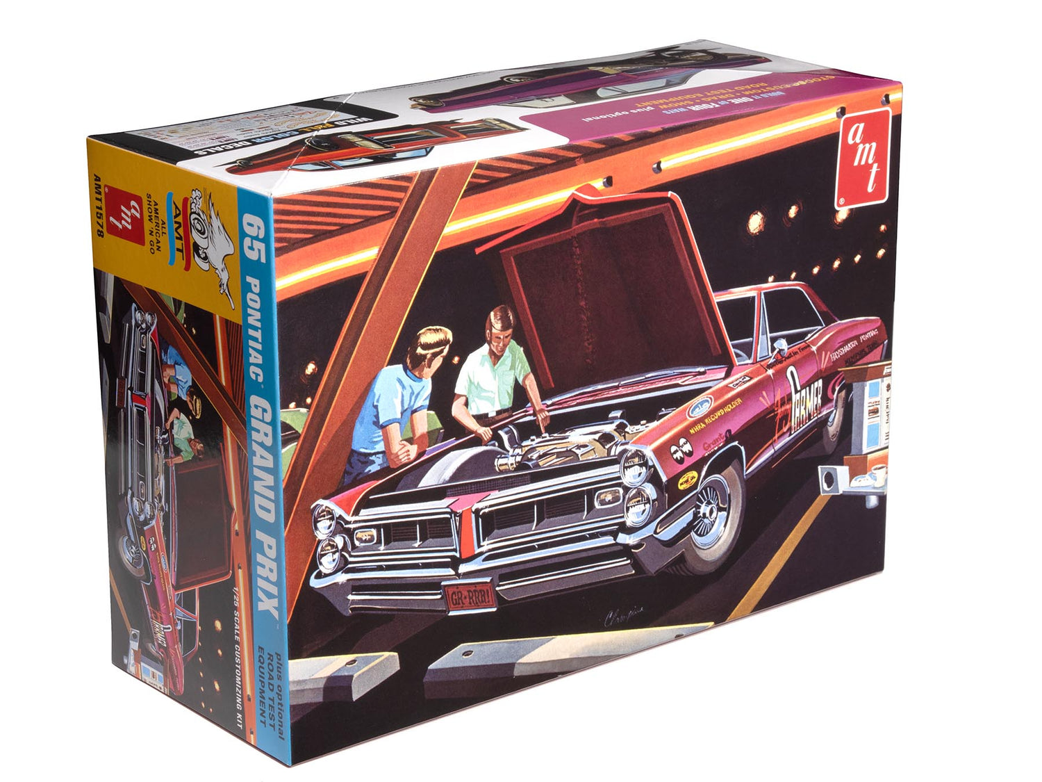AMT 1965 Pontiac Grand Prix Show and Go 1:25 Scale Model Kit