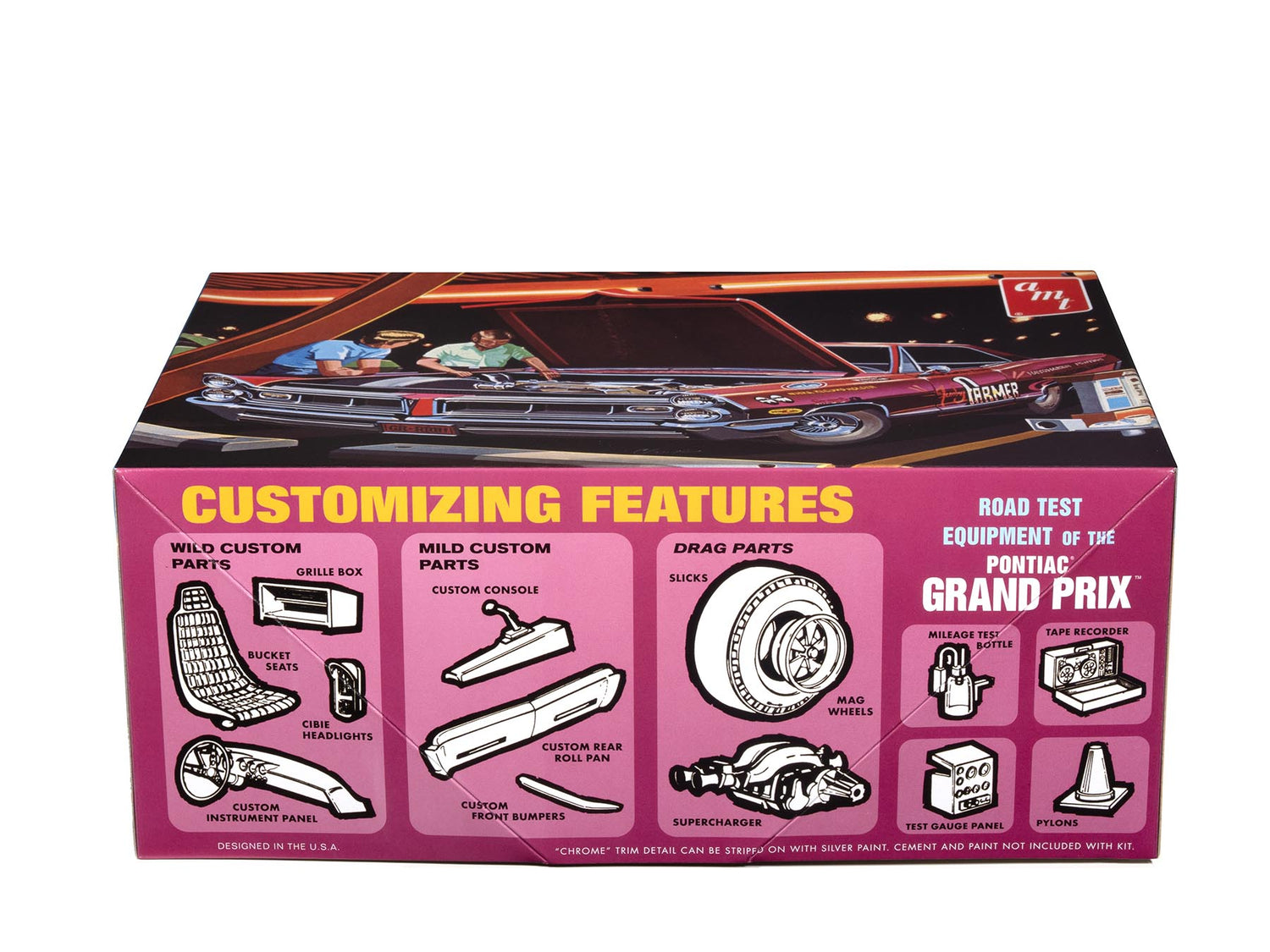 AMT 1965 Pontiac Grand Prix Show and Go 1:25 Scale Model Kit