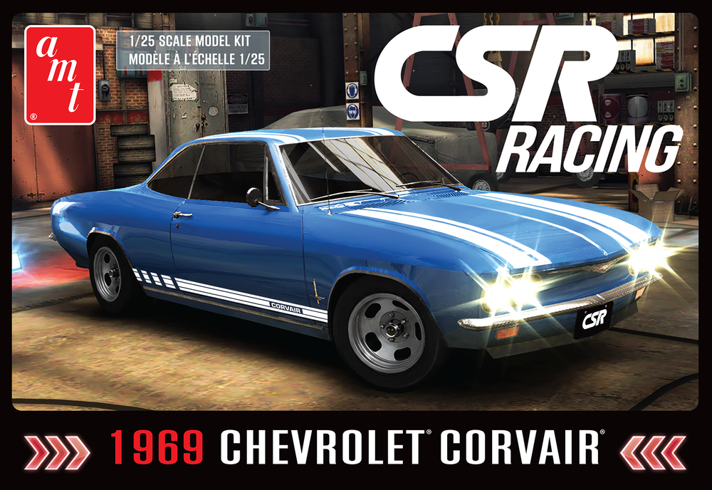 "PRE-ORDER" AMT 1969 Corvair (CSR Racing) 1:25 Scale Model Kit (DUE DECEMBER 2026)