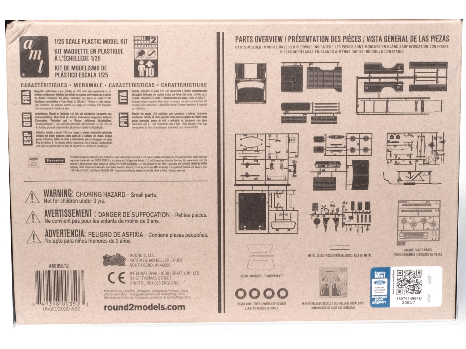 AMT 1978 Ford Pickup "Firestone Super Stones" 1:25 Scale Model Kit