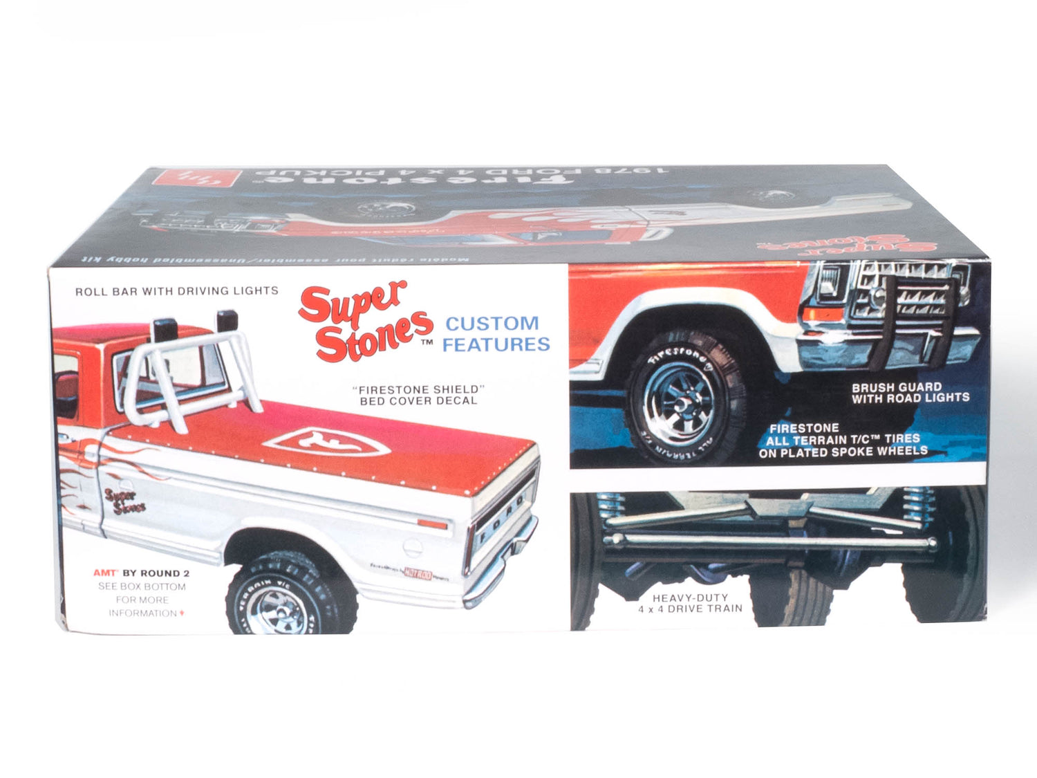 AMT 1978 Ford Pickup "Firestone Super Stones" 1:25 Scale Model Kit