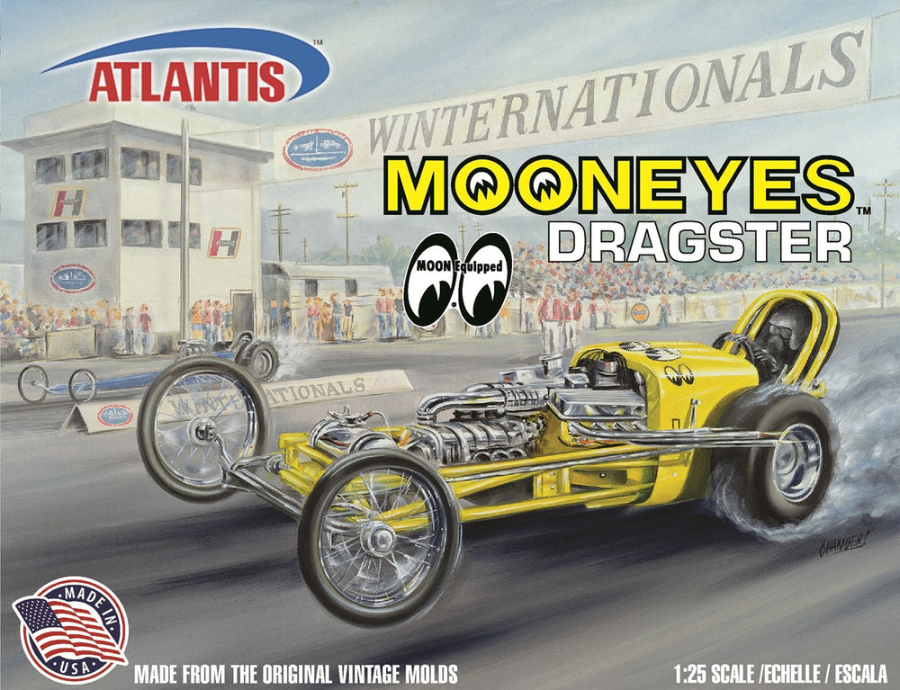 Atlantis Mooneyes Dragster 1:25 Scale Model Kit