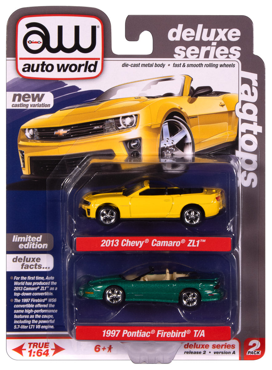 Auto World 2025 Release 2 Ragtops Deluxe (2-Pack) Version A 1:64 Scale Diecast