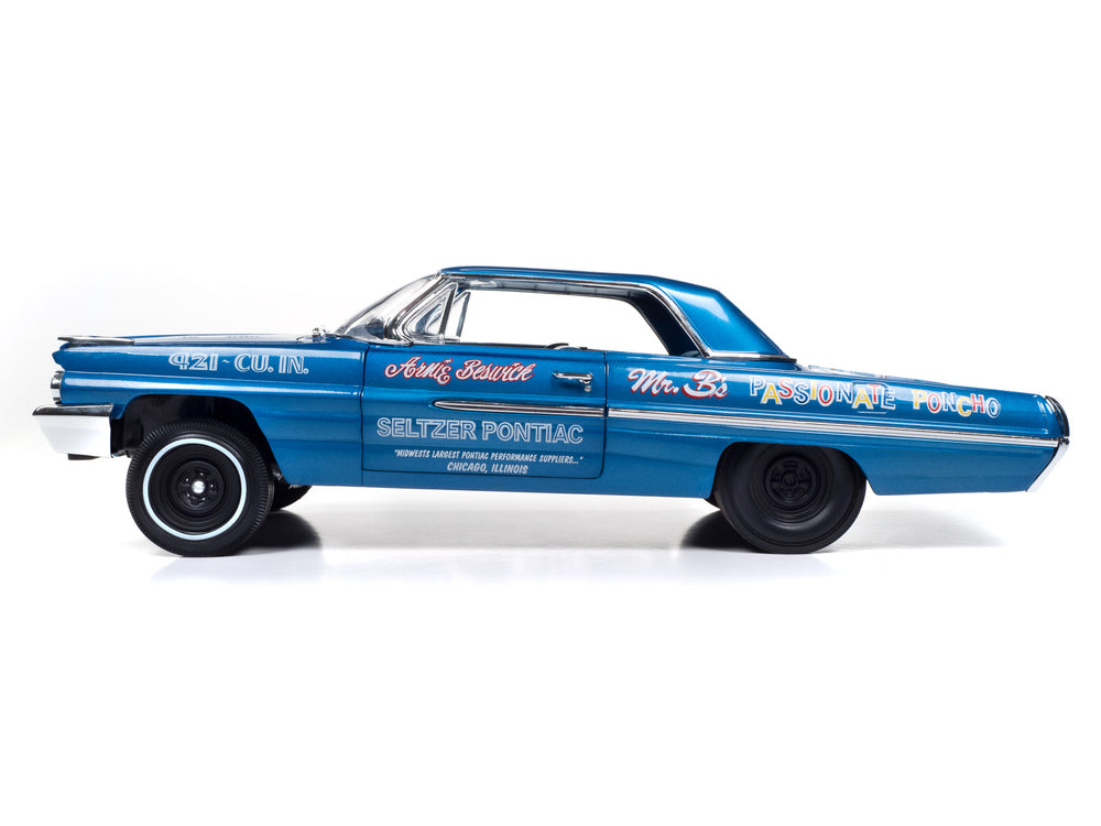 Auto World 1962 Pontiac Catalina Hardtop Legends of the Quarter Mile 1:18 Scale Diecast