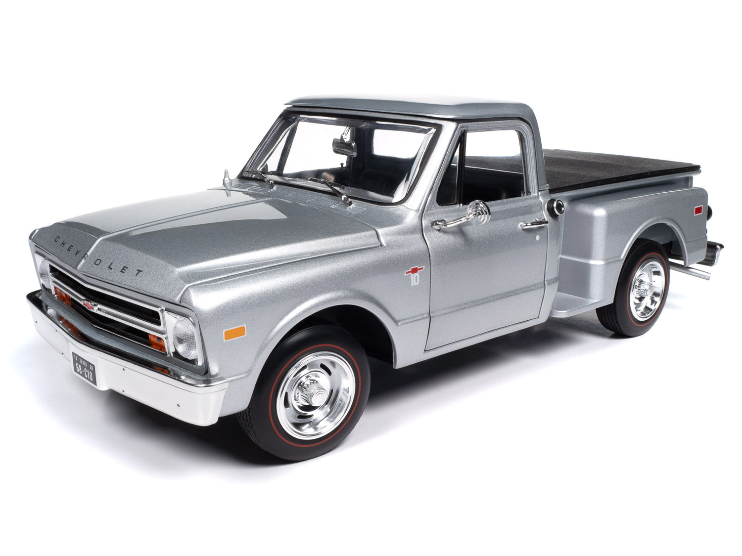 Auto World 1968 Chevy C10 Pickup Stepside 1:18 Scale Diecast
