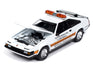 Auto World 1983 Toyota Celica Supra (White w/Toyota Grand Prix of Long Beach Official Pace Car Graphics & Roof Lightbar) 1:64 Diecast