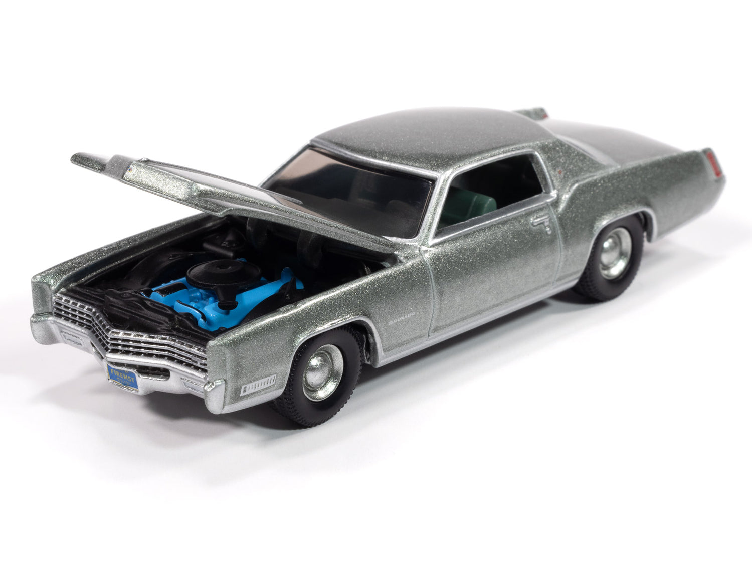 Auto World 1967 Cadillac Eldorado (Light Green Crystal Firemist Metallic) 1:64 Diecast