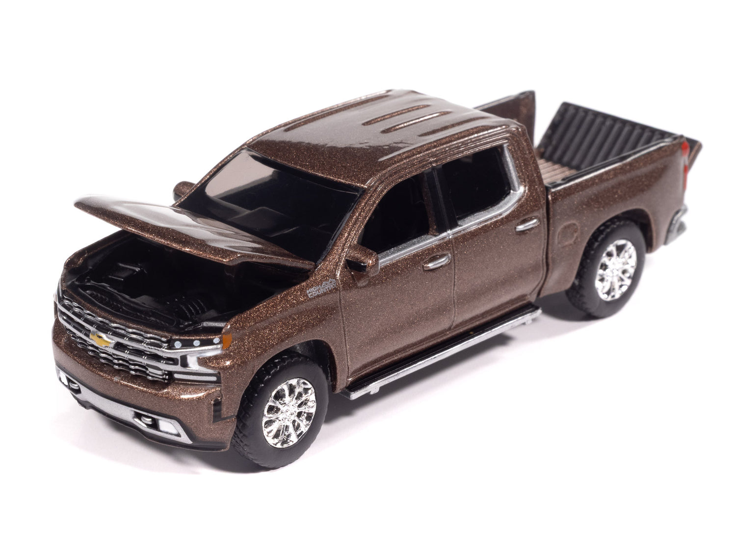 "PRE-ORDER" Auto World 2019 Chevy Silverado High Country (Oakwood Metallic) 1:64 Diecast (DUE APRIL 2026) - Auto World Store