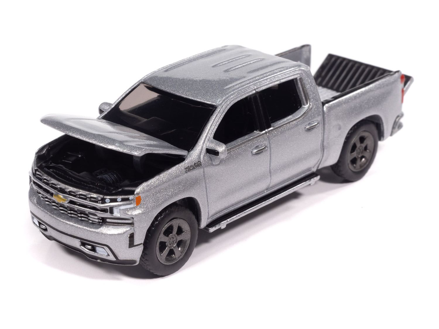 "PRE-ORDER" Auto World 2019 Chevy Silverado High Country (Silver Ice) 1:64 Diecast (DUE APRIL 2026) - Auto World Store