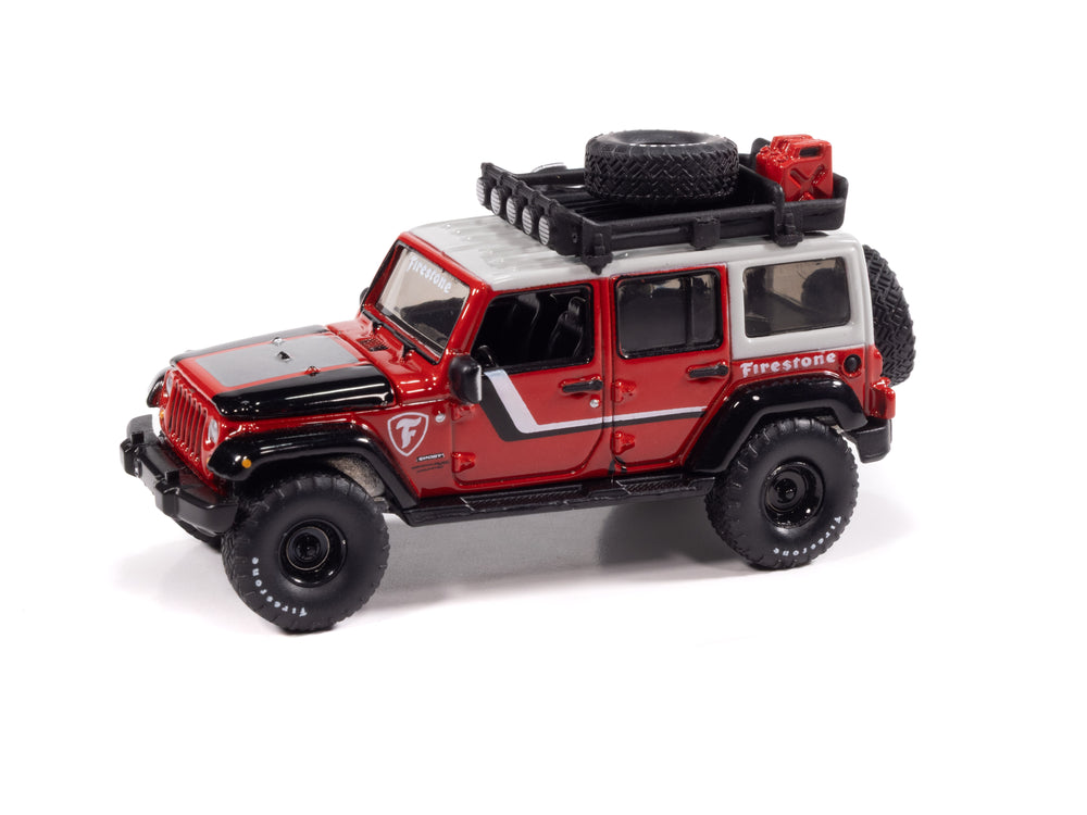 "PRE-ORDER" Auto World 2018 Jeep Wrangler Firestone Field Agent 1:64 Diecast (DUE LATE JANUARY 2026)