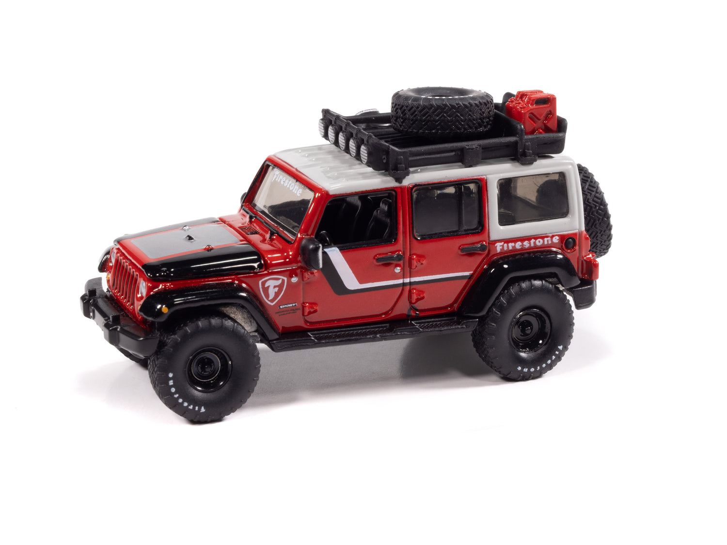 "PRE-ORDER" Auto World 2018 Jeep Wrangler Firestone Field Agent 1:64 Diecast (DUE LATE JANUARY 2026)
