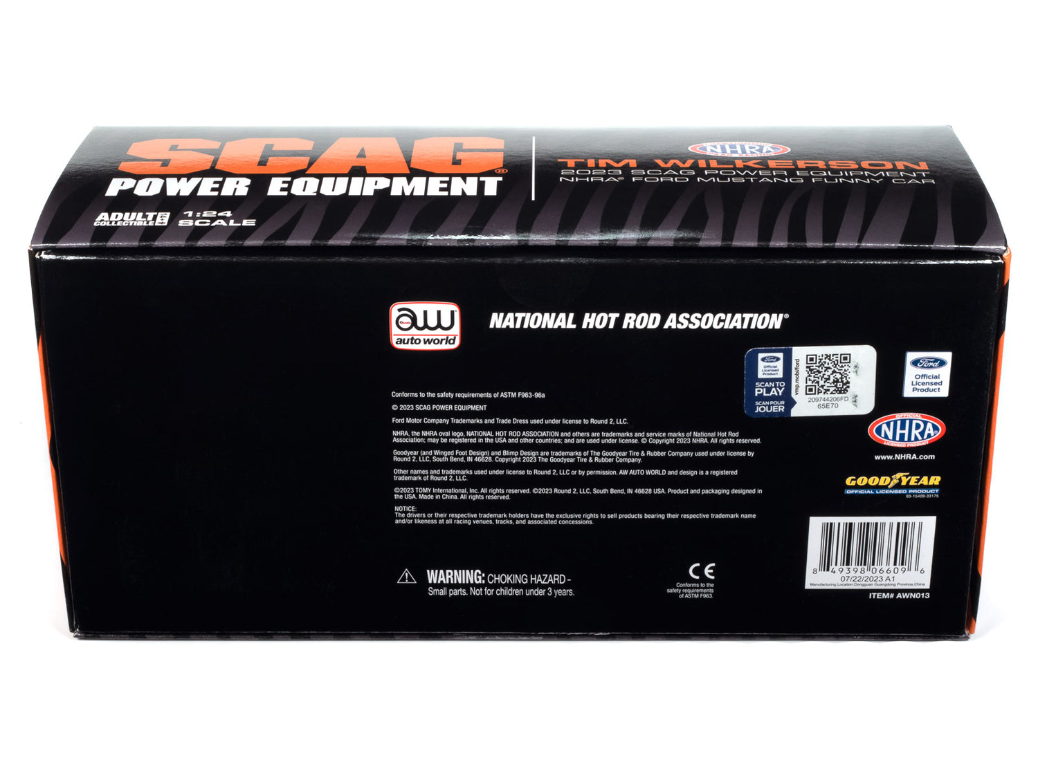 Auto World 2023 Tim Wilkerson SCAG Funny Car 1:24 Scale Diecast