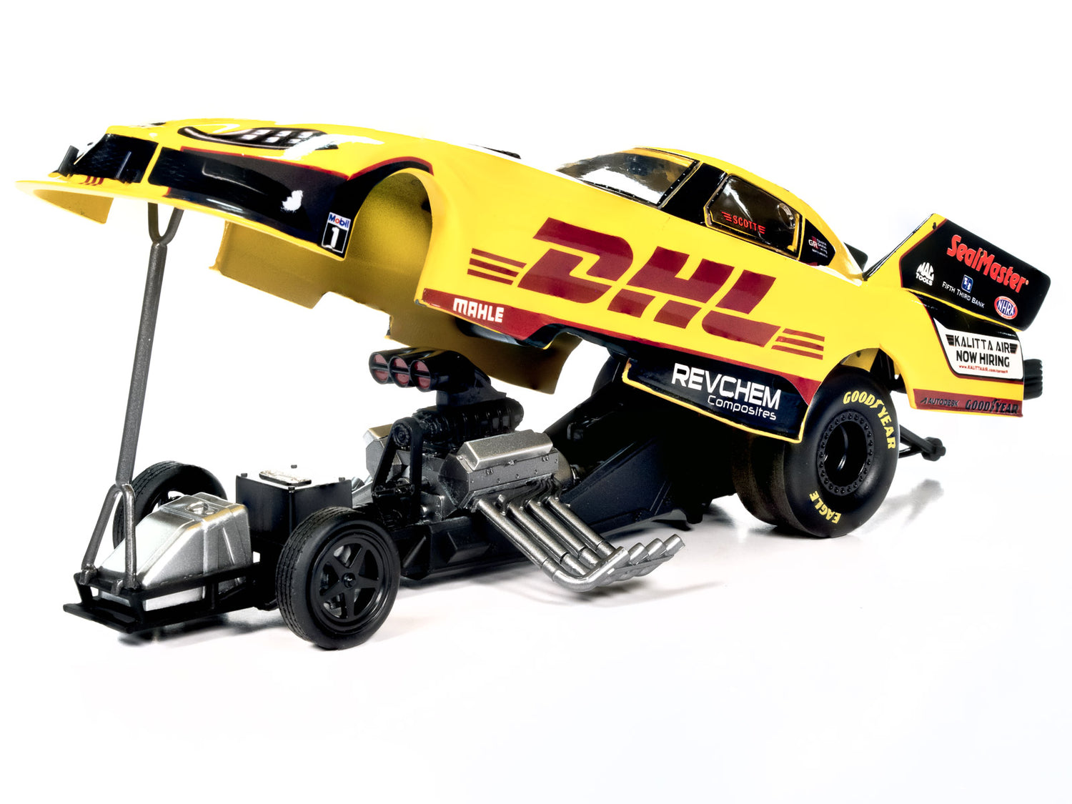 Auto World 2023 JR Todd DHL Funny Car Toyota Supra 1:24 Scale Diecast