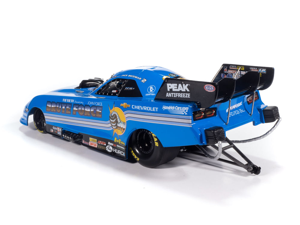 'PRE-ORDER" Auto World NHRA 2025 Jack Beckman Brute Tribute Chevy Camaro Funny Car 1:24 Scale Diecast (DUE JANUARY 2026)