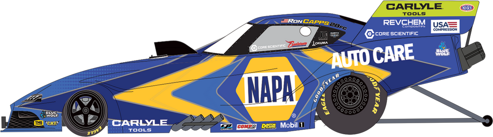 "PRE-ORDER" Auto World NHRA 2026 Ron Capps Napa Toyota Supra Funny Car 1:24 Scale Diecast (DUE NOVEMBER 2026)