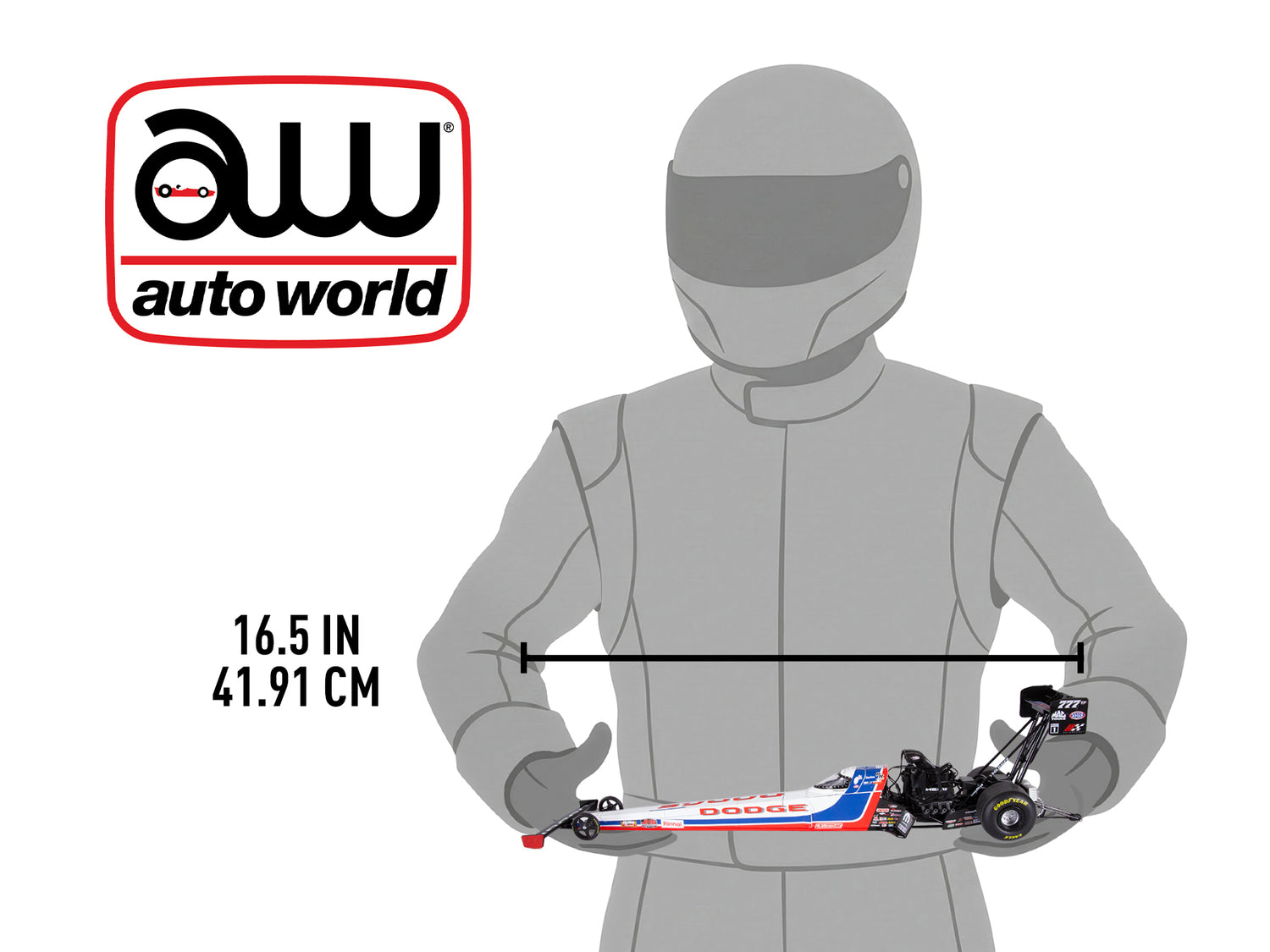 "PRE-ORDER" Auto World NHRA 2026 Leah Pruett Dodge Top Fuel Dragster 1:24 Scale Diecast (DUE DECEMBER 2026)