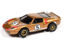 Auto World Xtraction Deluxe Pit Kit 2005 Ford GT (Gold #5) HO Scale Slot Car