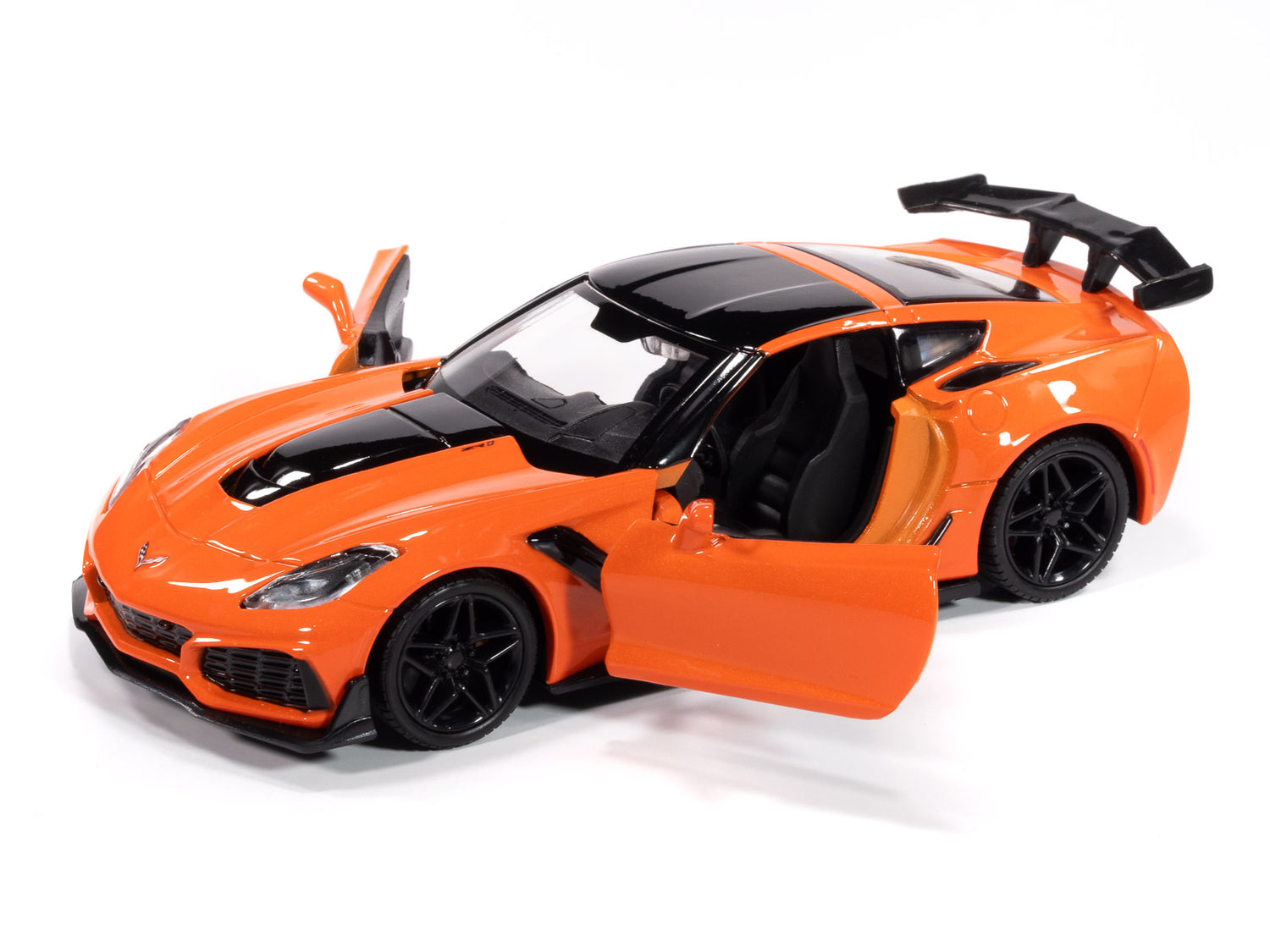 Johnny Lightning 2019 Corvette ZR1 (Orange) 1:24 Diecast
