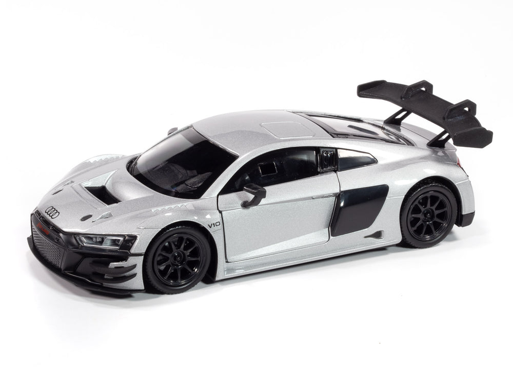 Johnny Lightning Audi R8 LMS GT3 (Silver) 1:24 Diecast