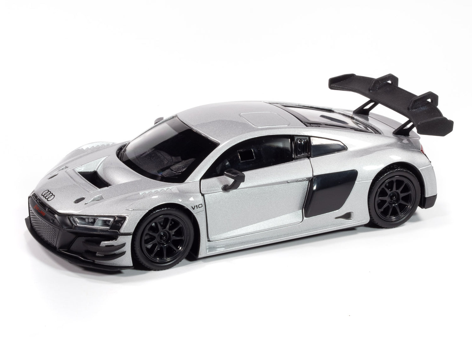 Johnny Lightning Audi R8 LMS GT3 (Silver) 1:24 Diecast