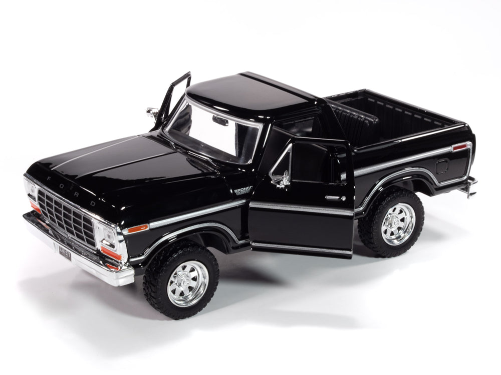 Johnny Lightning 1978 Ford Bronco (Black) 1:24 Diecast