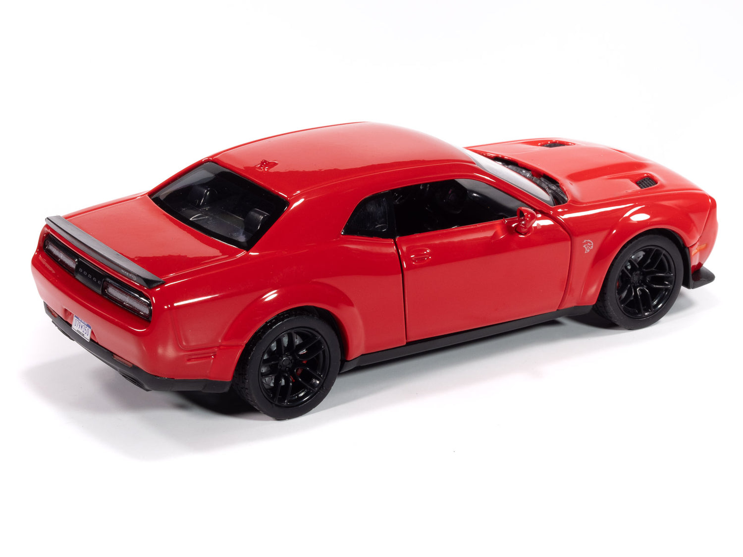 Johnny Lightning 2018 Dodge Challenger SRT Hellcat Widebody (Red) 1:24 Diecast