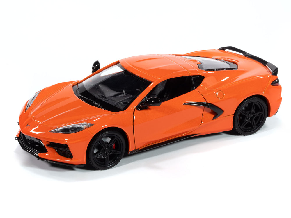Johnny Lightning 2020 Corvette C8 (Orange) 1:24 Diecast