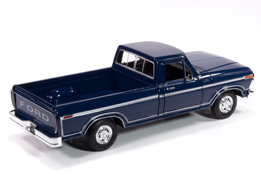 Johnny Lightning 1979 Ford F-150 Custom (Dark Blue Poly) 1:24 Diecast