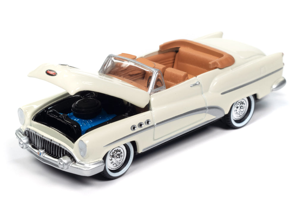 Johnny Lightning 1953 Buick Super w/Travel Trailer 1:64 Diecast