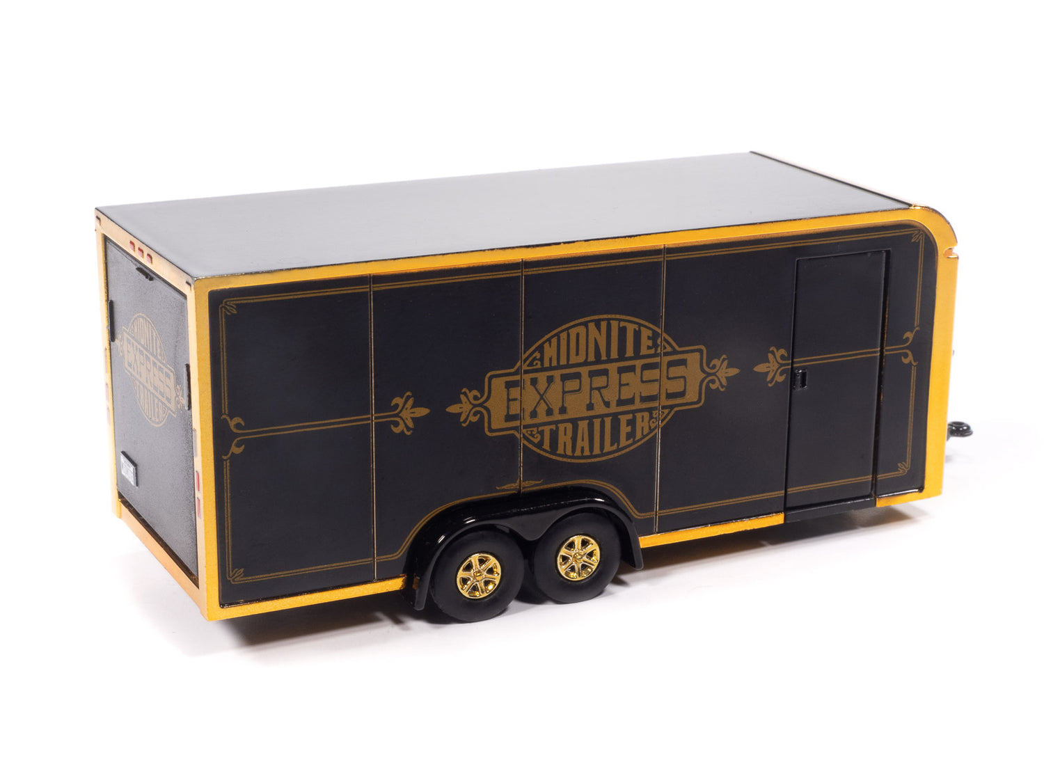 "PRE-ORDER" Johnny Lightning 1978 Dodge Midnite Express w/Enclosed Car Trailer 1:64 Diecast (DUE JUNE 2026)