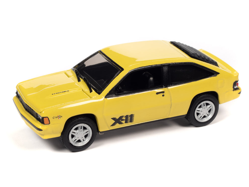 Johnny Lightning Classic Gold 1981 Chevrolet Citation X-11 (Bright Yellow) 1:64 Scale Diecast