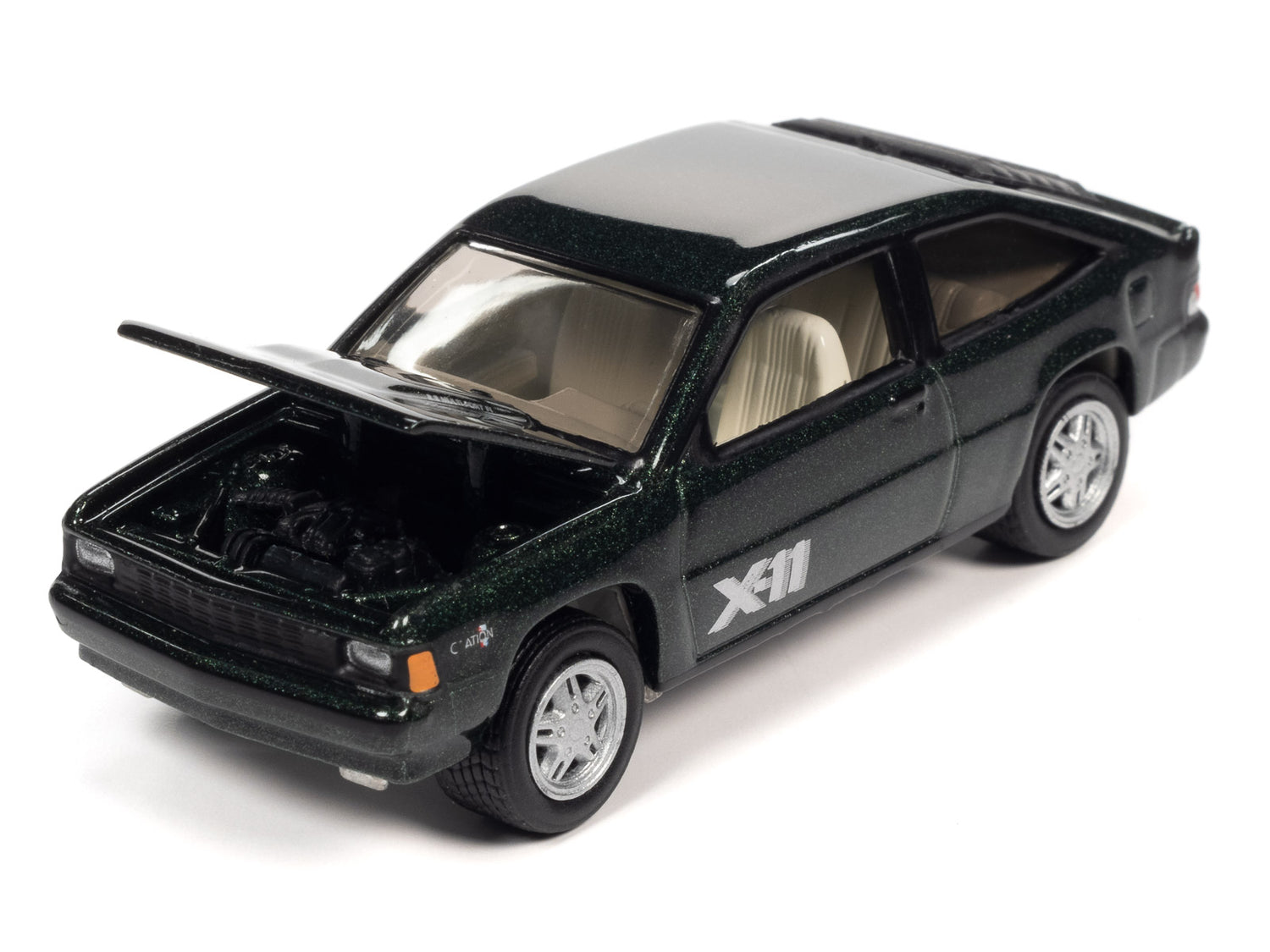 Johnny Lightning Classic Gold 1981 Chevrolet Citation X-11 (Dark Green Metallic) 1:64 Scale Diecast