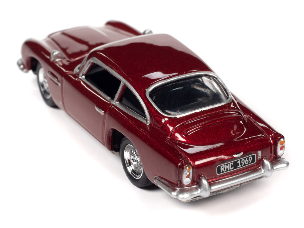 Johnny Lightning Classic Gold 1966 Aston Martin DB5 (Rossa Rubina Chiara (Metallic Rose)) 1:64 Scale Diecast